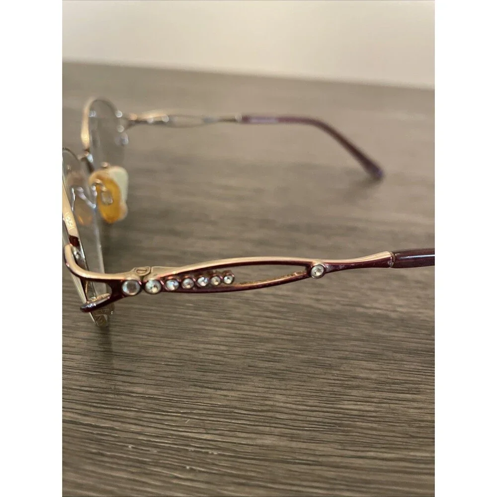 Sophia Loren M190 Eyeglasses FRAME Zyloware Rhinestone Design